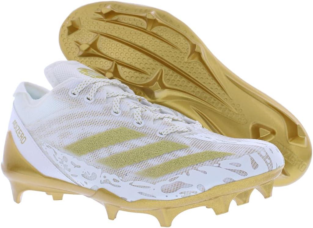 image:imageadidas Mens Adizero Electric Football SneakersCloud WhiteGold MetallicCloud White