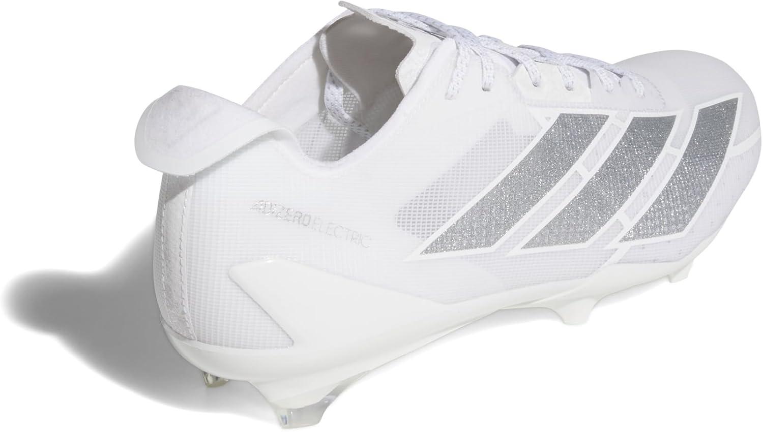 image:imageadidas Mens Adizero Electric Football SneakersWhiteSilver MetallicWhite