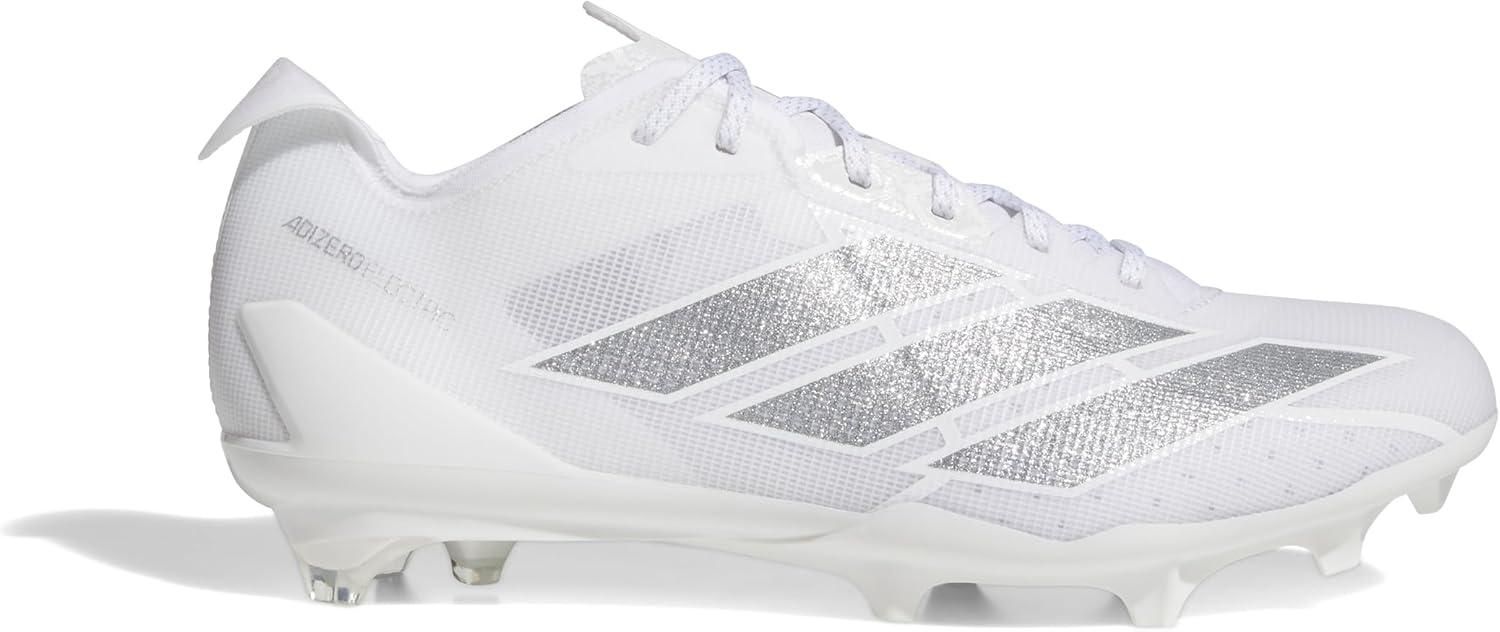 image:imageadidas Mens Adizero Electric Football SneakersWhiteSilver MetallicWhite