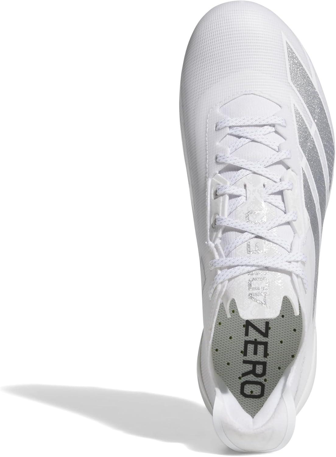 image:imageadidas Mens Adizero Electric Football SneakersWhiteSilver MetallicWhite