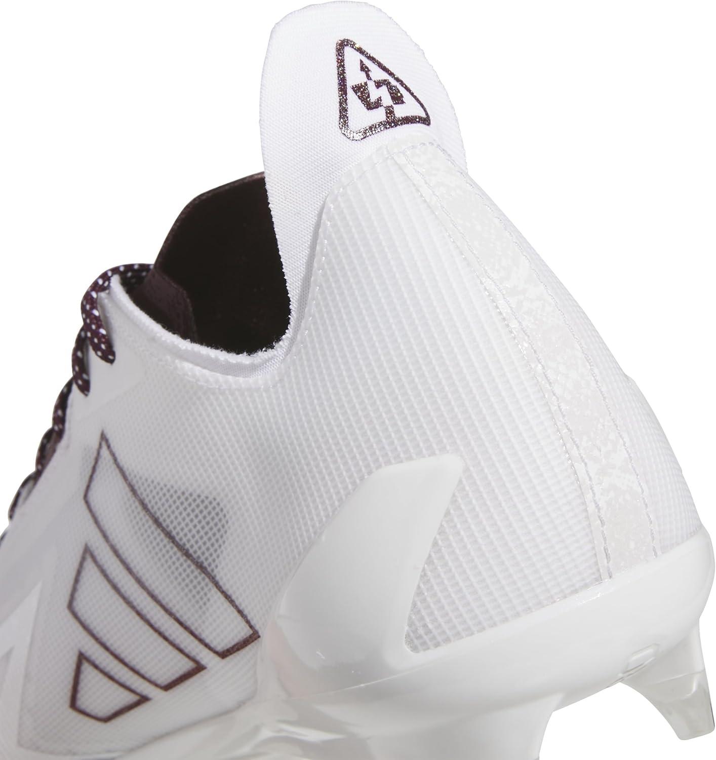 image:imageadidas Mens Adizero Electric Football SneakersWhiteTeam MaroonWhite