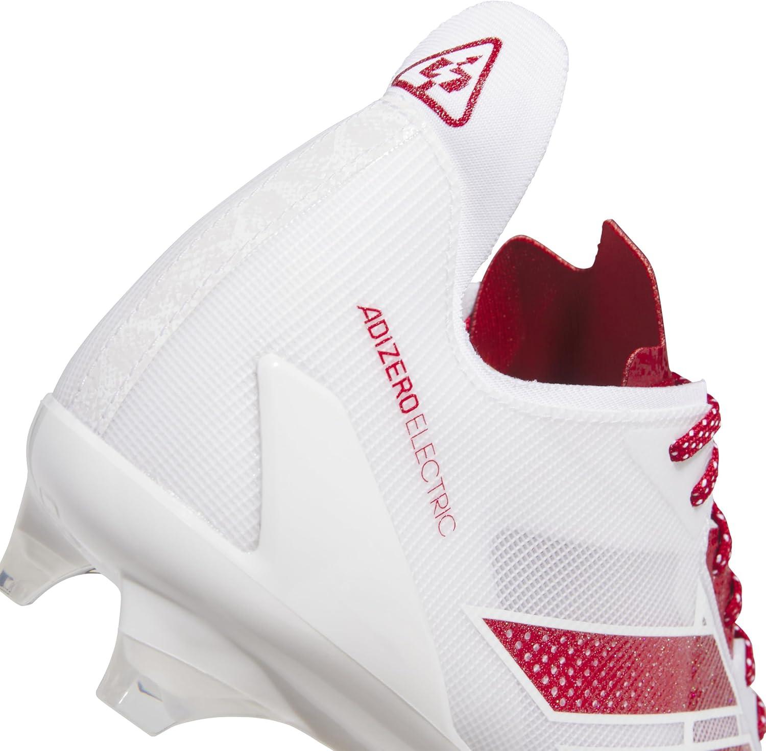 image:imageadidas Mens Adizero Electric Football SneakersWhiteTeam Power RedWhite