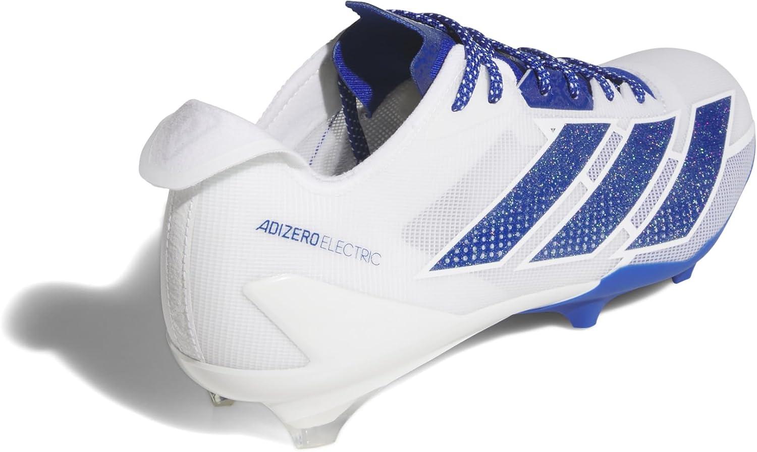 image:imageadidas Mens Adizero Electric Football SneakersWhiteTeam Royal BlueWhite