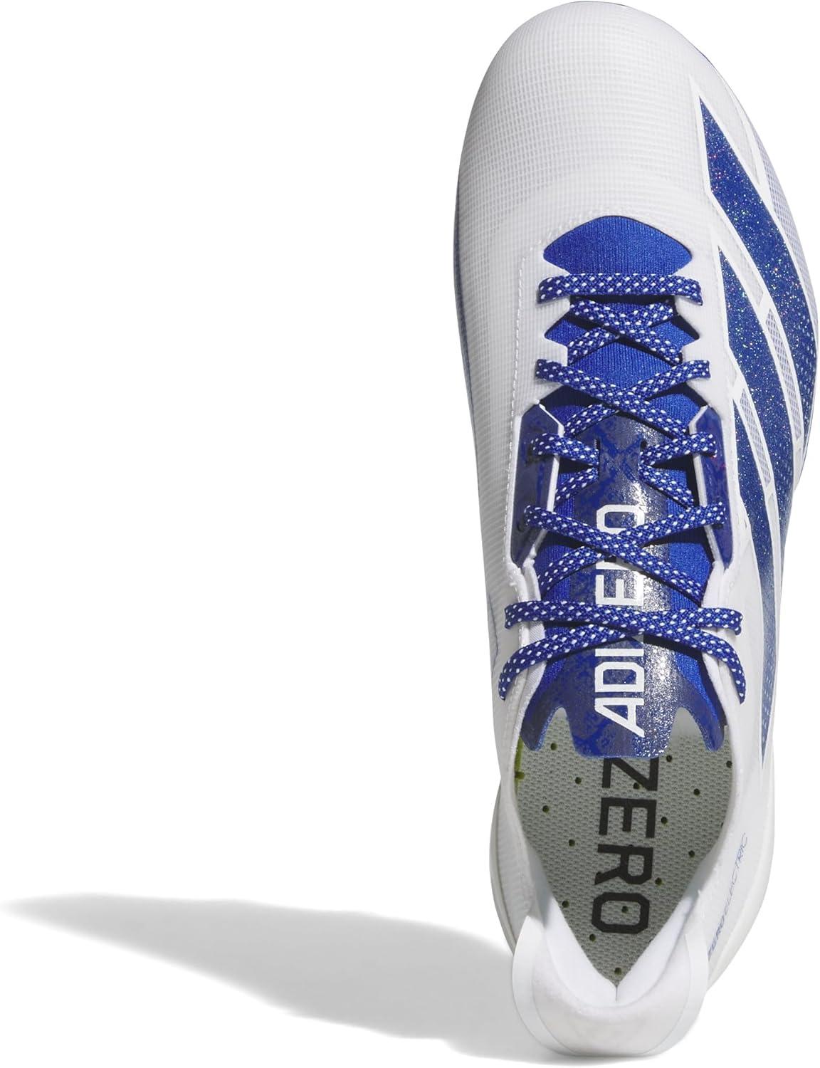 image:imageadidas Mens Adizero Electric Football SneakersWhiteTeam Royal BlueWhite