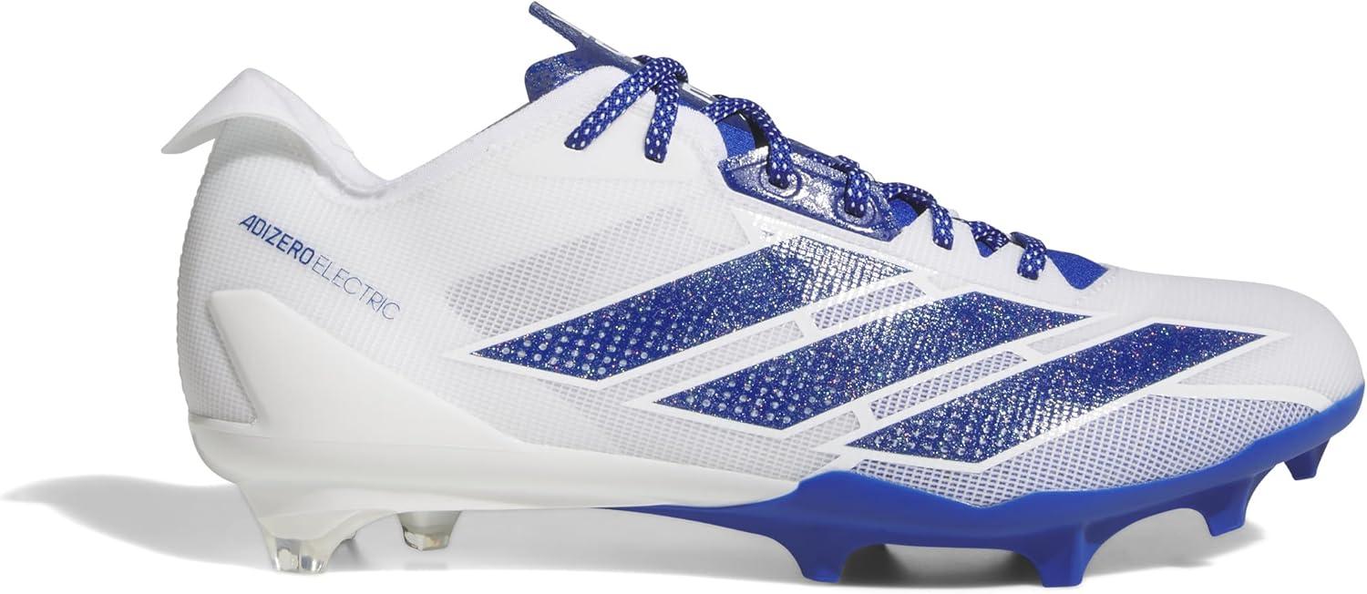 image:imageadidas Mens Adizero Electric Football SneakersWhiteTeam Royal BlueWhite