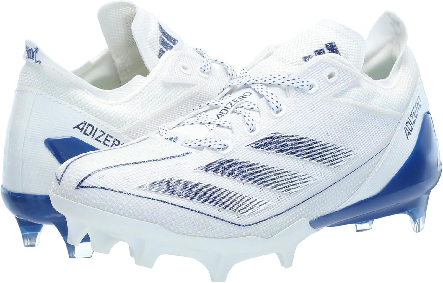 image:imageadidas Mens Adizero Electric Football SneakersWhiteTeam Royal BlueWhite2024