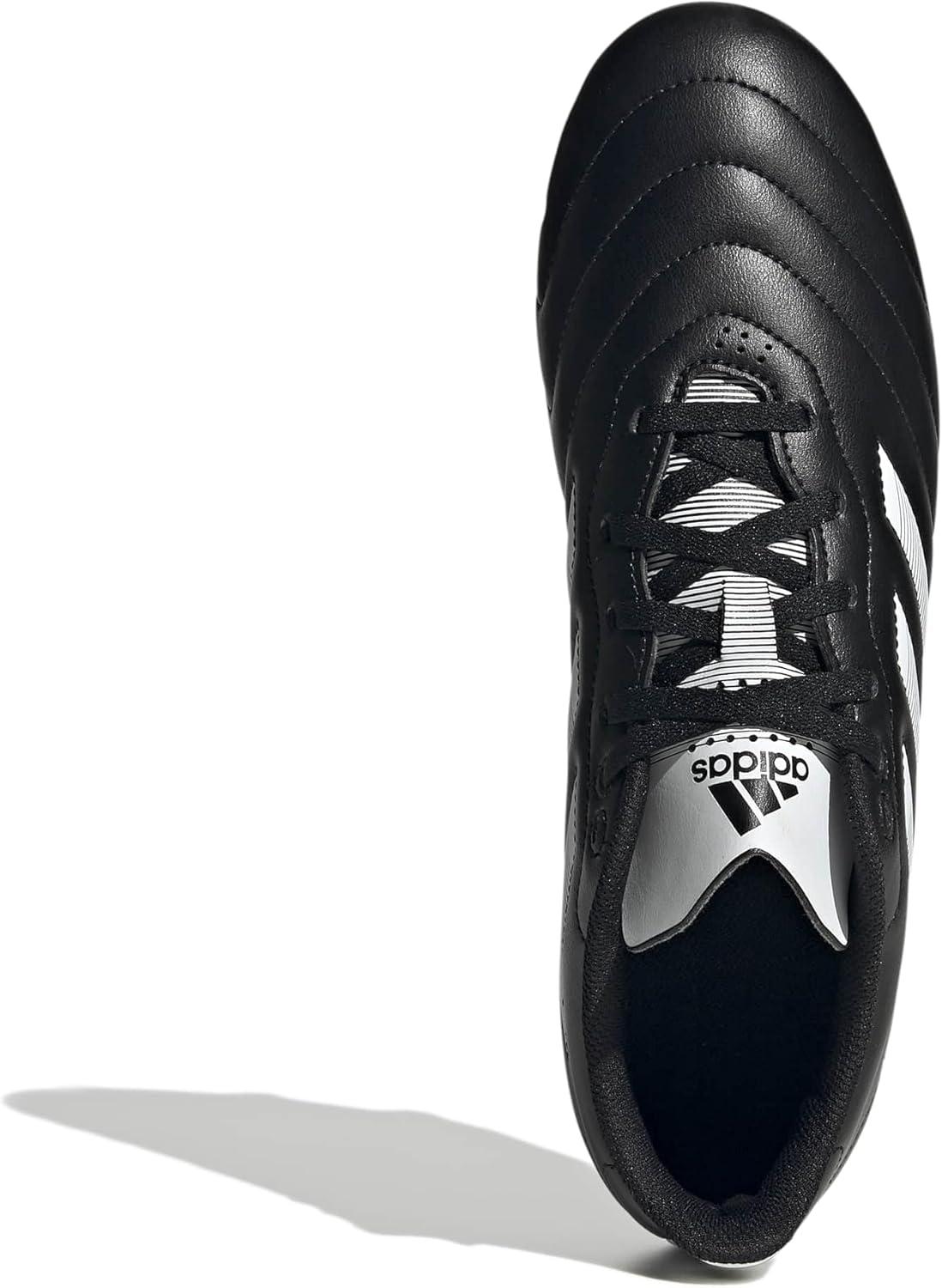 image:imageadidas Unisex Goletto Firm Ground Soccer ShoesCore BlackWhiteRed