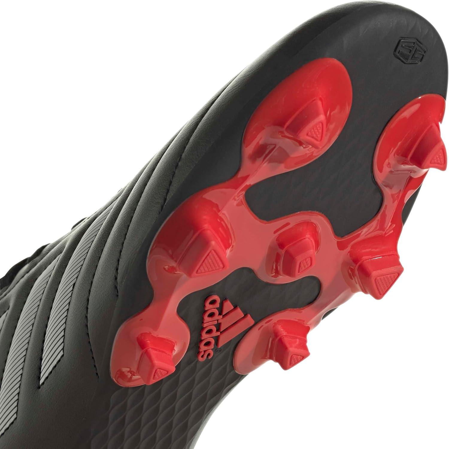 image:imageadidas Unisex Goletto Firm Ground Soccer ShoesCore BlackWhiteRed