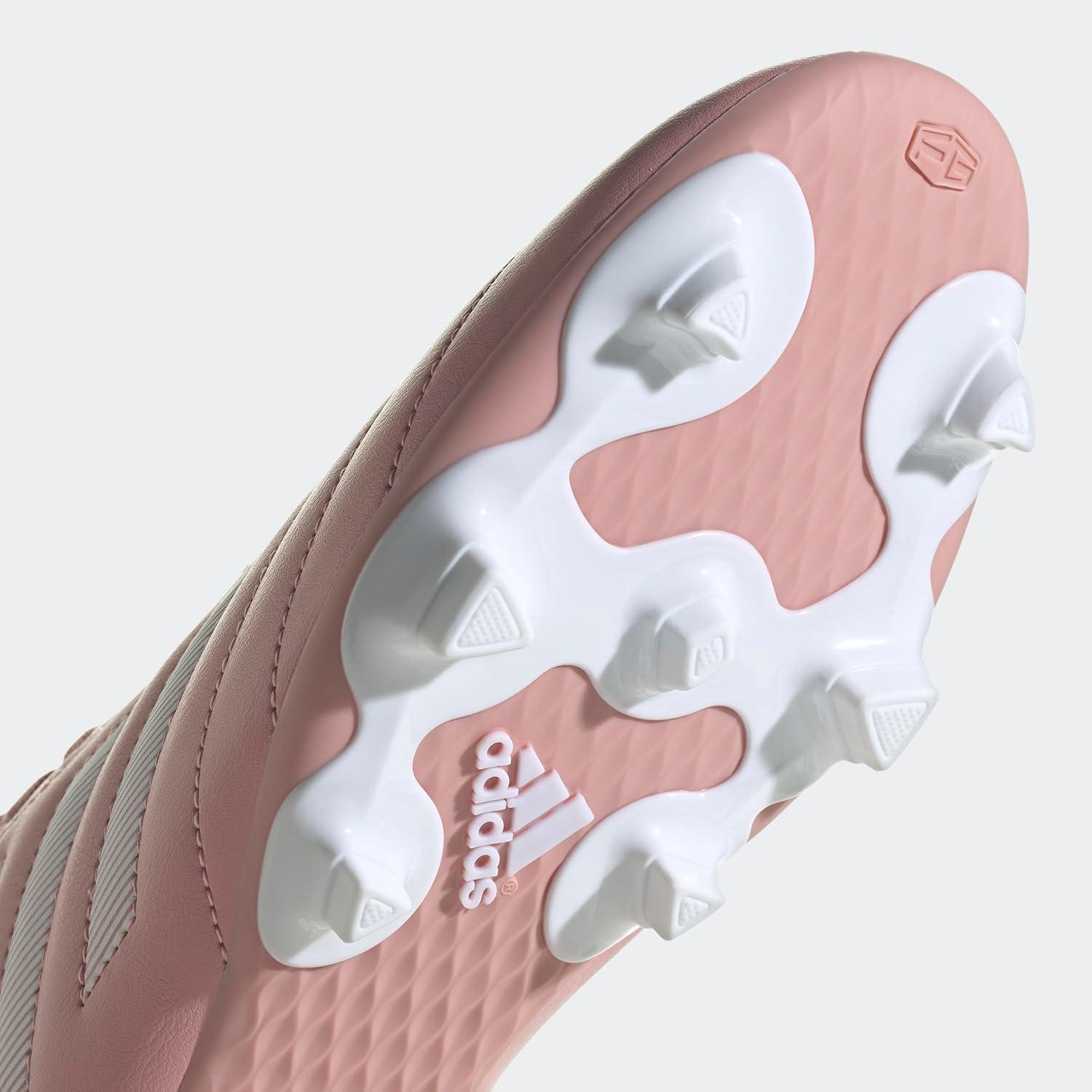 image:imageadidas Unisex Goletto Firm Ground Soccer ShoesWonder MauveWhiteWhite