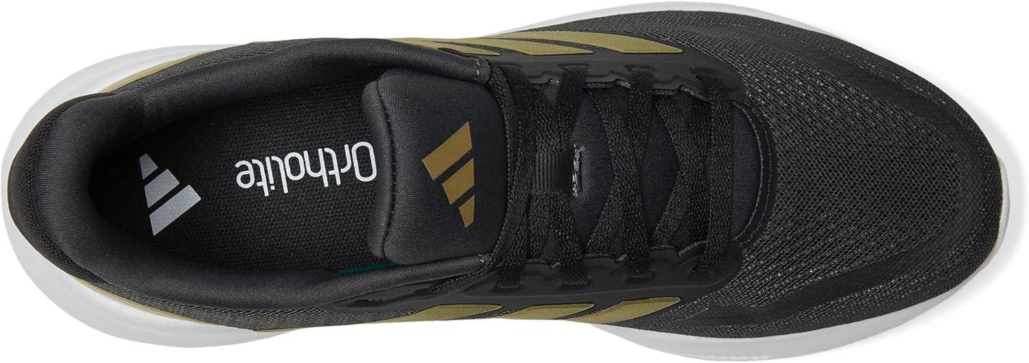 image:imageadidas Womens Run Falcon 5 Running ShoesBlackGold MetallicWhite