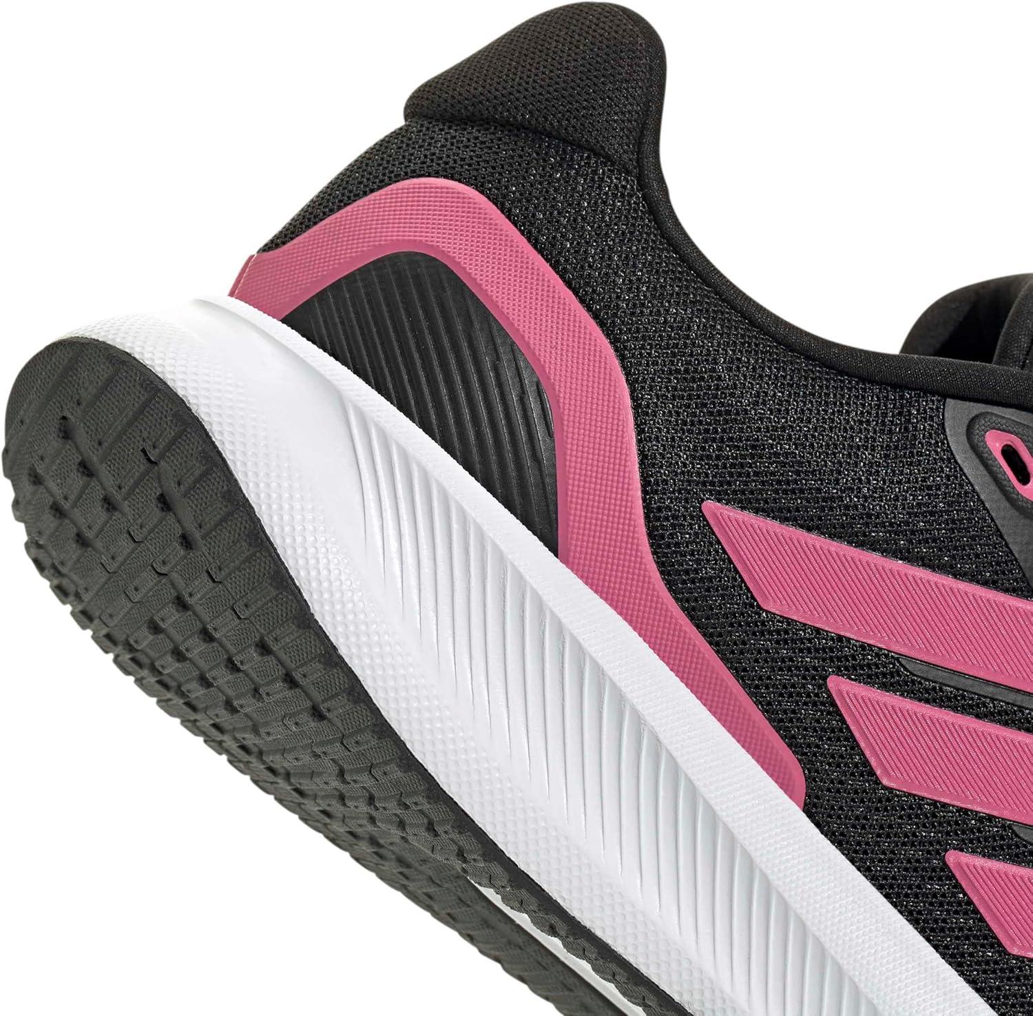 image:imageadidas Womens Run Falcon 5 Running ShoesBlackPink FusionWhite
