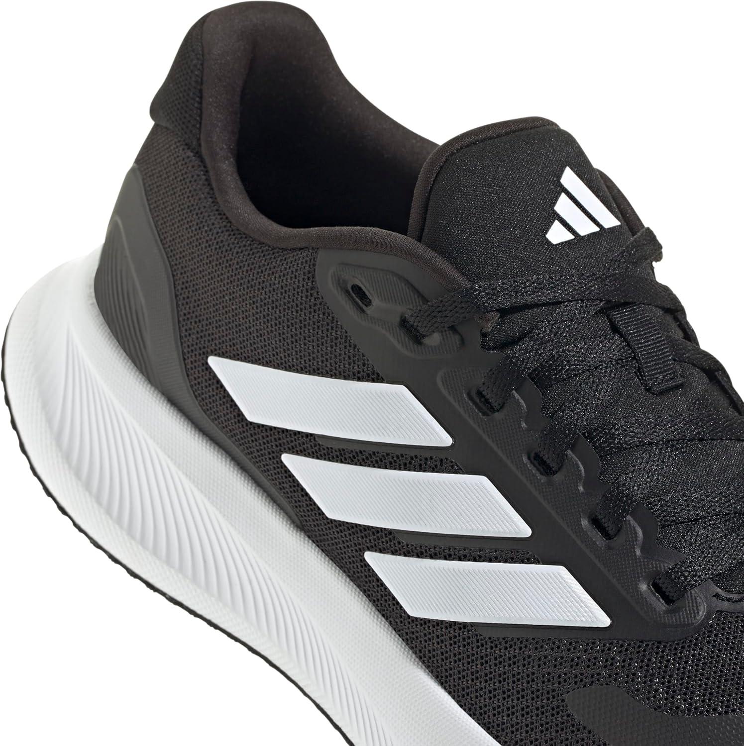 image:imageadidas Womens Run Falcon 5 Running ShoesBlackWhiteBlack