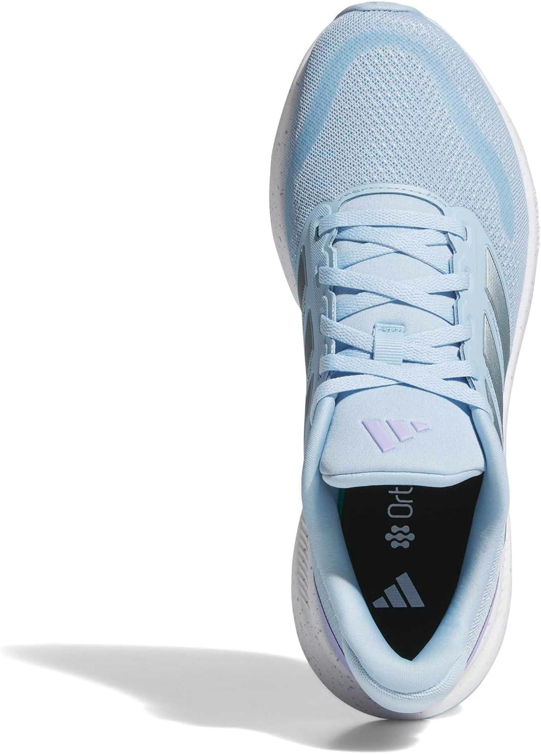 image:imageadidas Womens Run Falcon 5 Running ShoesClear SkyMagic Grey MetBlack