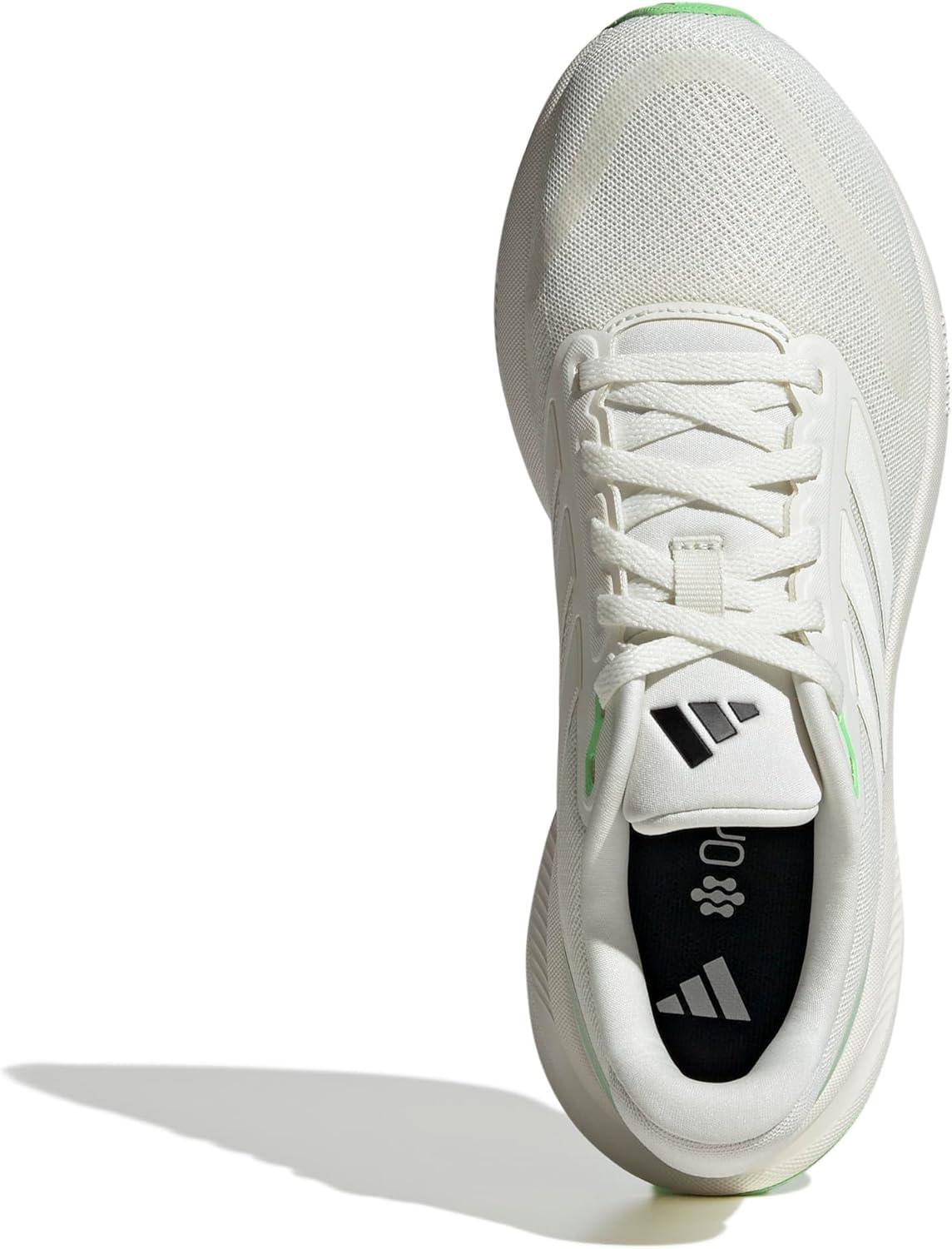 image:imageadidas Womens Run Falcon 5 Running ShoesOff WhiteOff WhiteLime Burst