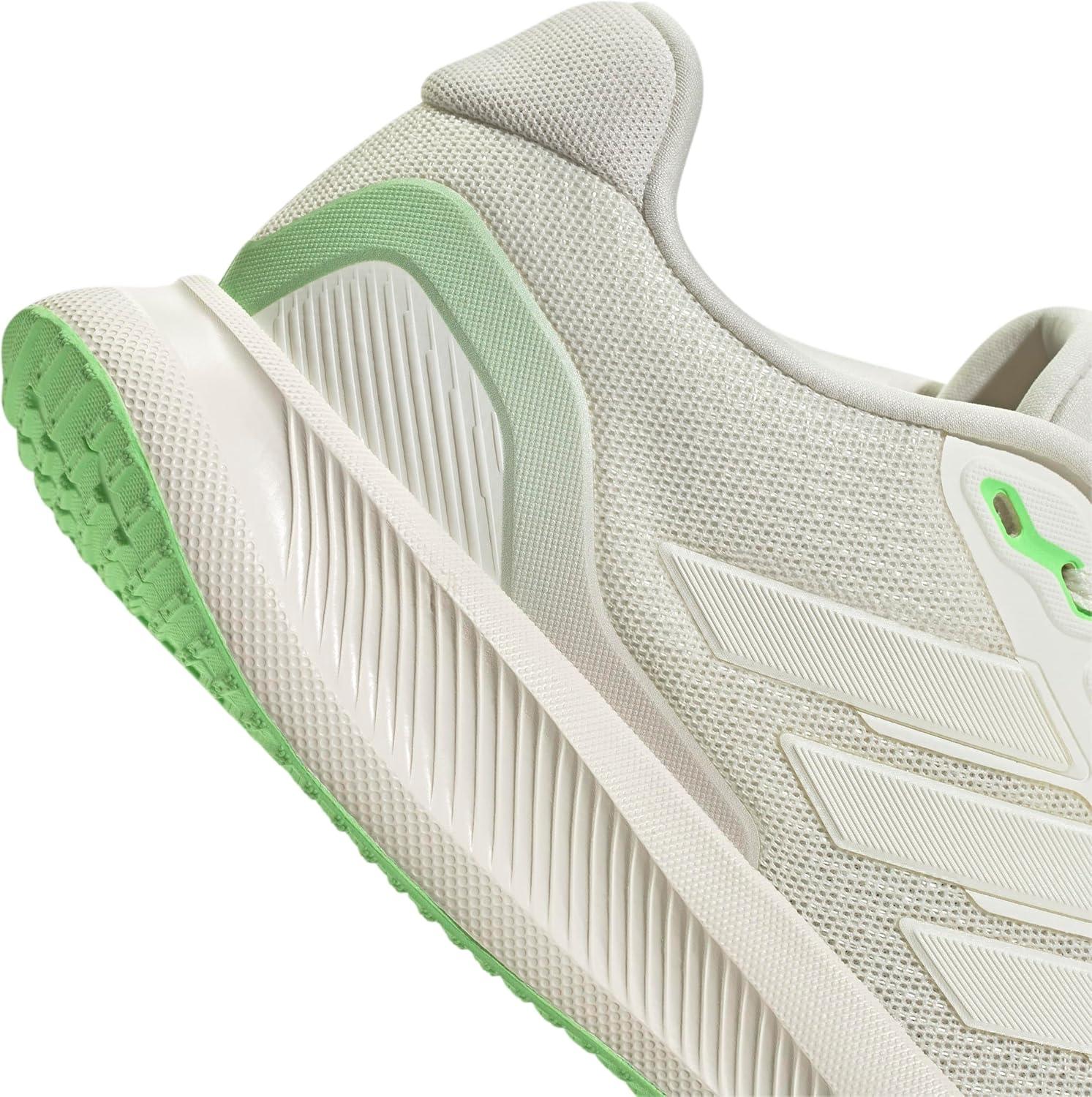 image:imageadidas Womens Run Falcon 5 Running ShoesOff WhiteOff WhiteLime Burst