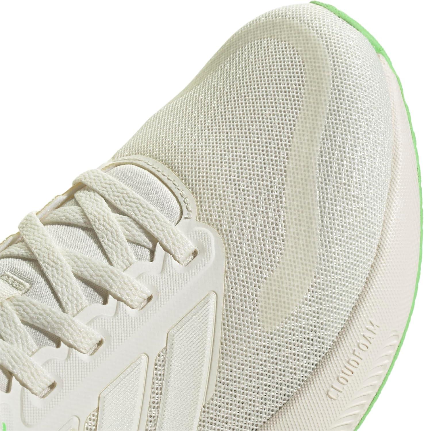 image:imageadidas Womens Run Falcon 5 Running ShoesOff WhiteOff WhiteLime Burst