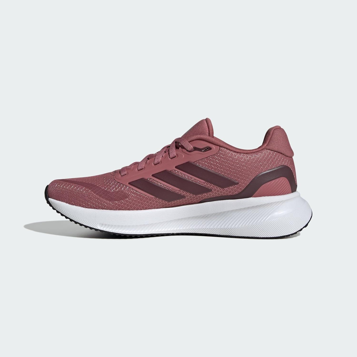 image:imageadidas Womens Run Falcon 5 Running ShoesPreloved CrimsonMaroonBlack