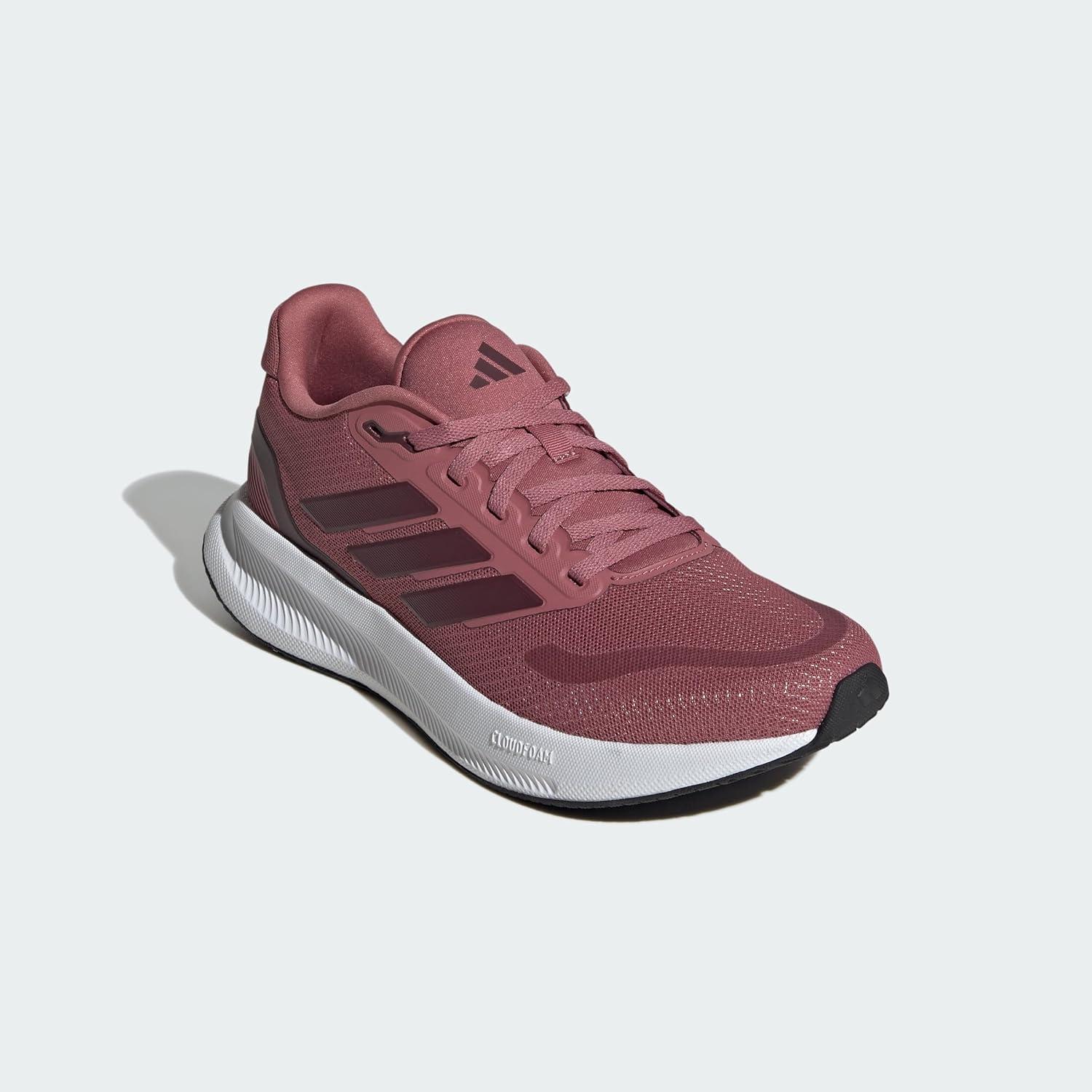image:imageadidas Womens Run Falcon 5 Running ShoesPreloved CrimsonMaroonBlack