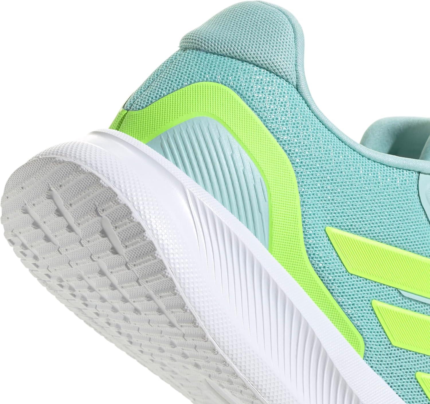 image:imageadidas Womens Run Falcon 5 Running ShoesSemi Flash AquaLucid LemonBlack