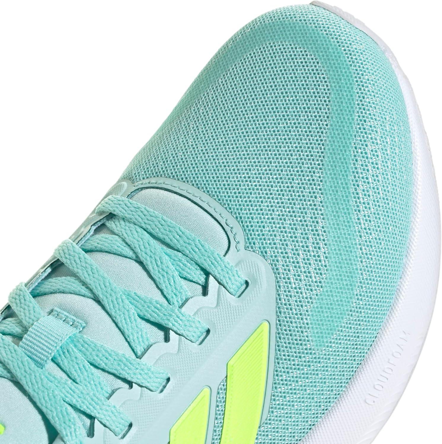 image:imageadidas Womens Run Falcon 5 Running ShoesSemi Flash AquaLucid LemonBlack