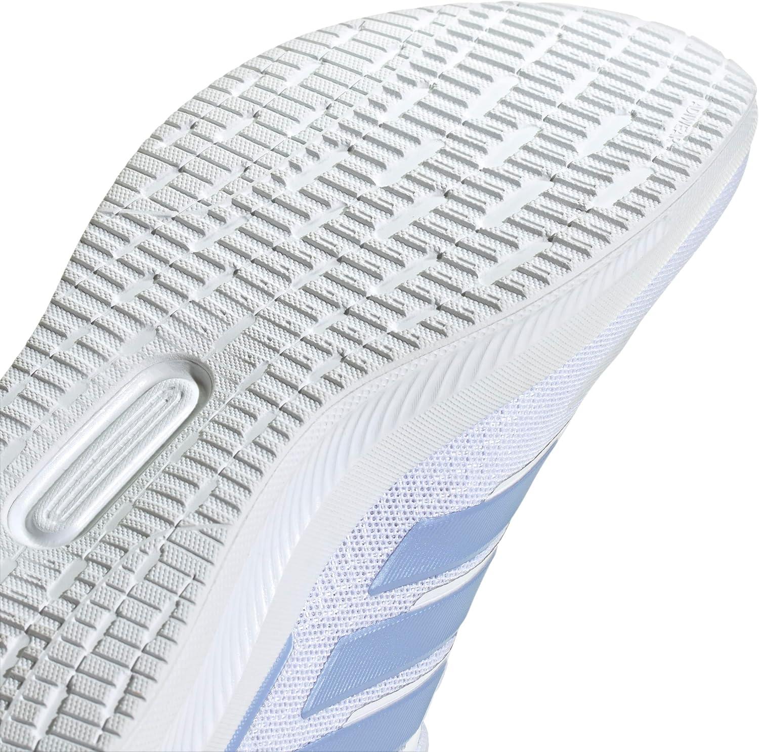 image:imageadidas Womens Run Falcon 5 Running ShoesWhiteBlue SparkBlack