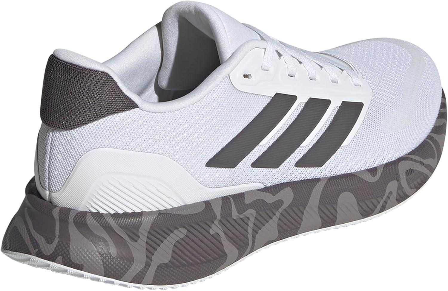 image:imageadidas Womens Run Falcon 5 Running ShoesWhiteGrey StrataCore Black
