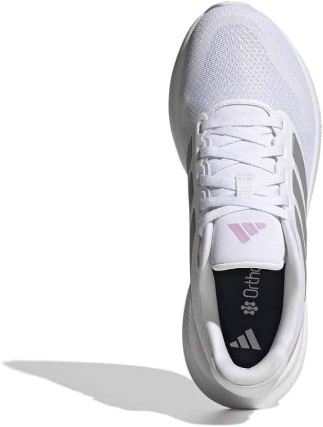 image:imageadidas Womens Run Falcon 5 Running ShoesWhiteGrey StrataWhite