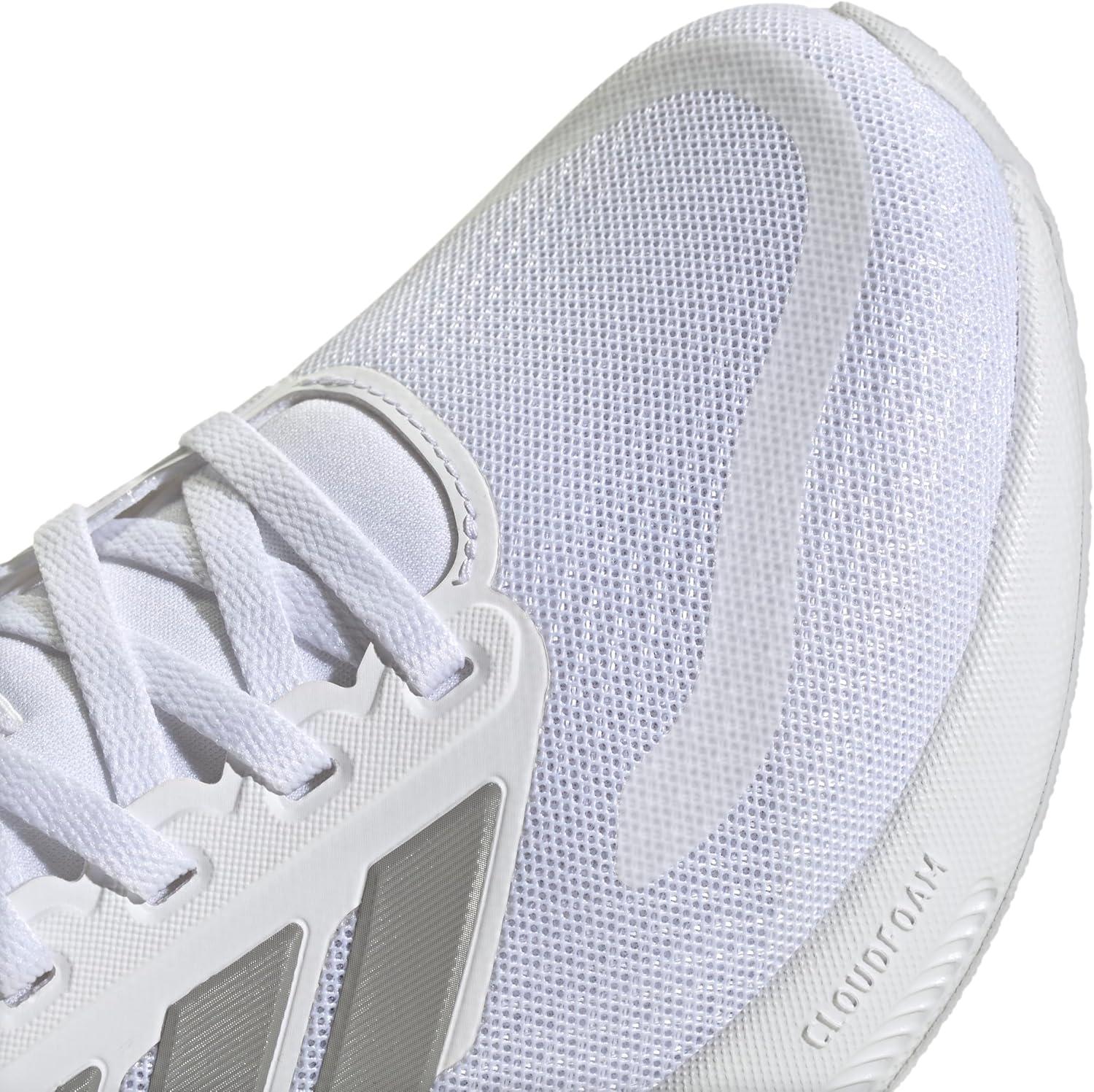 image:imageadidas Womens Run Falcon 5 Running ShoesWhiteSolid GreyBlack
