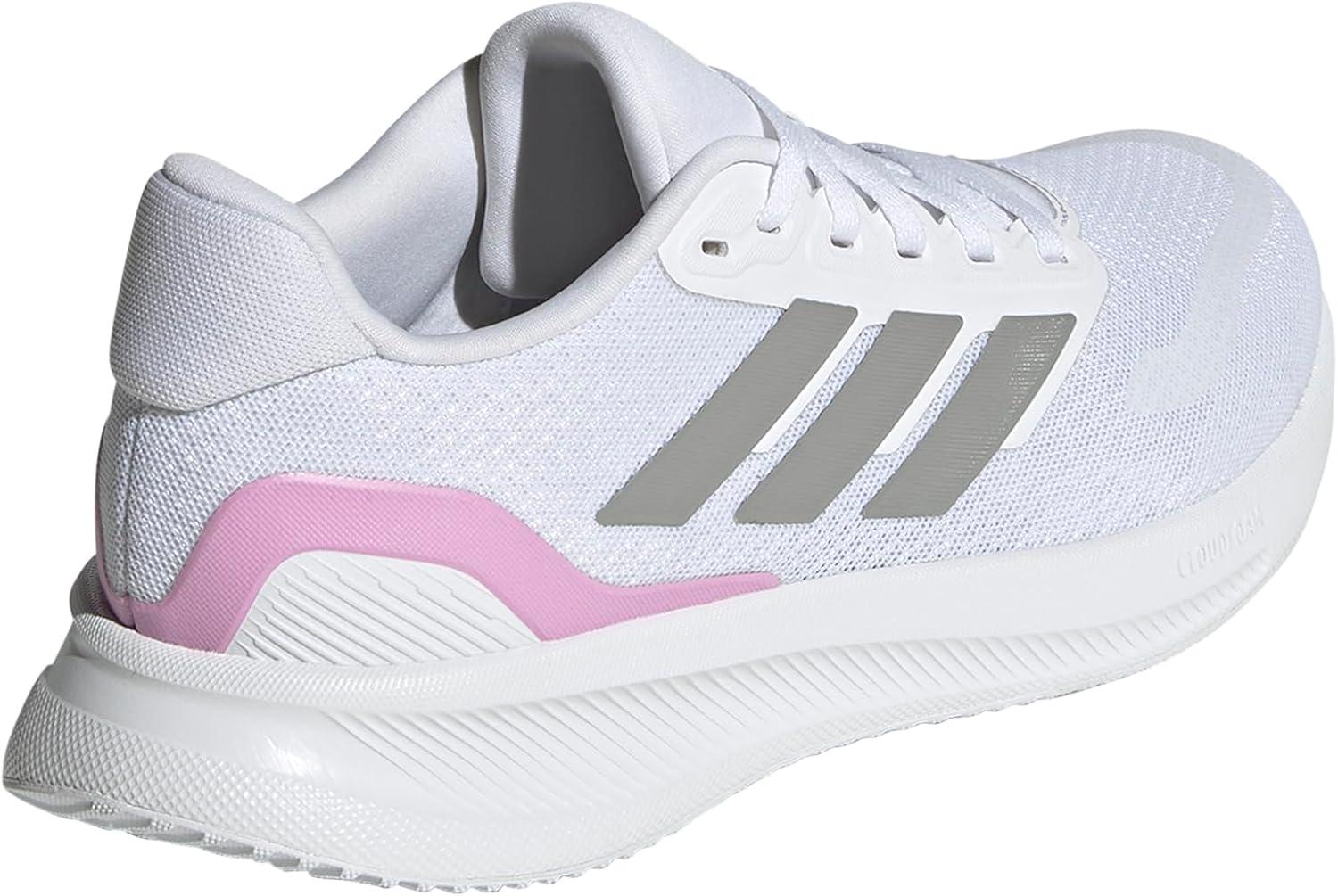 image:imageadidas Womens Run Falcon 5 Running ShoesWhiteSolid GreyBlack