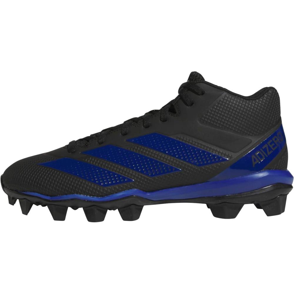 image:imageAdidas Mens Adizero Impact2 Molded American FootballBlackTeam Royal BlueBlack