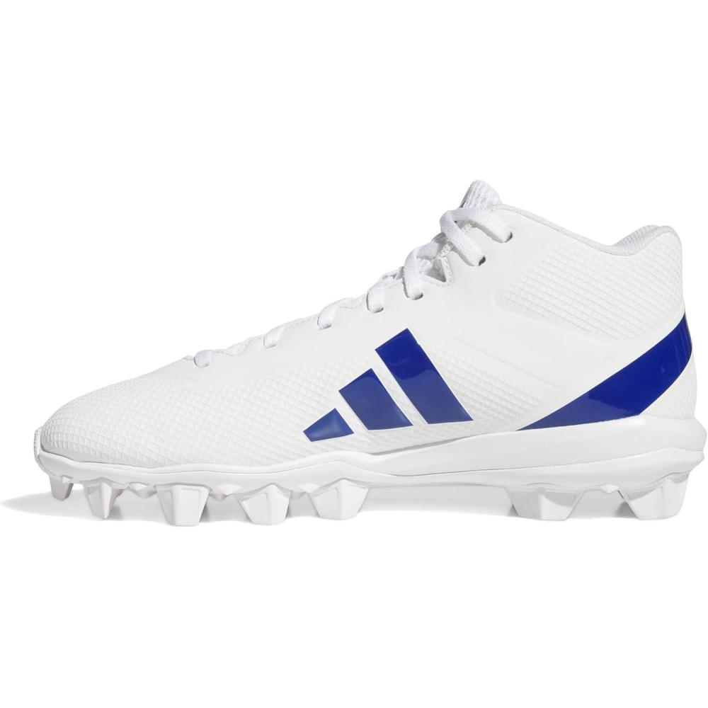 image:imageAdidas Mens Adizero Impact2 Molded American FootballWhiteTeam Royal Blue