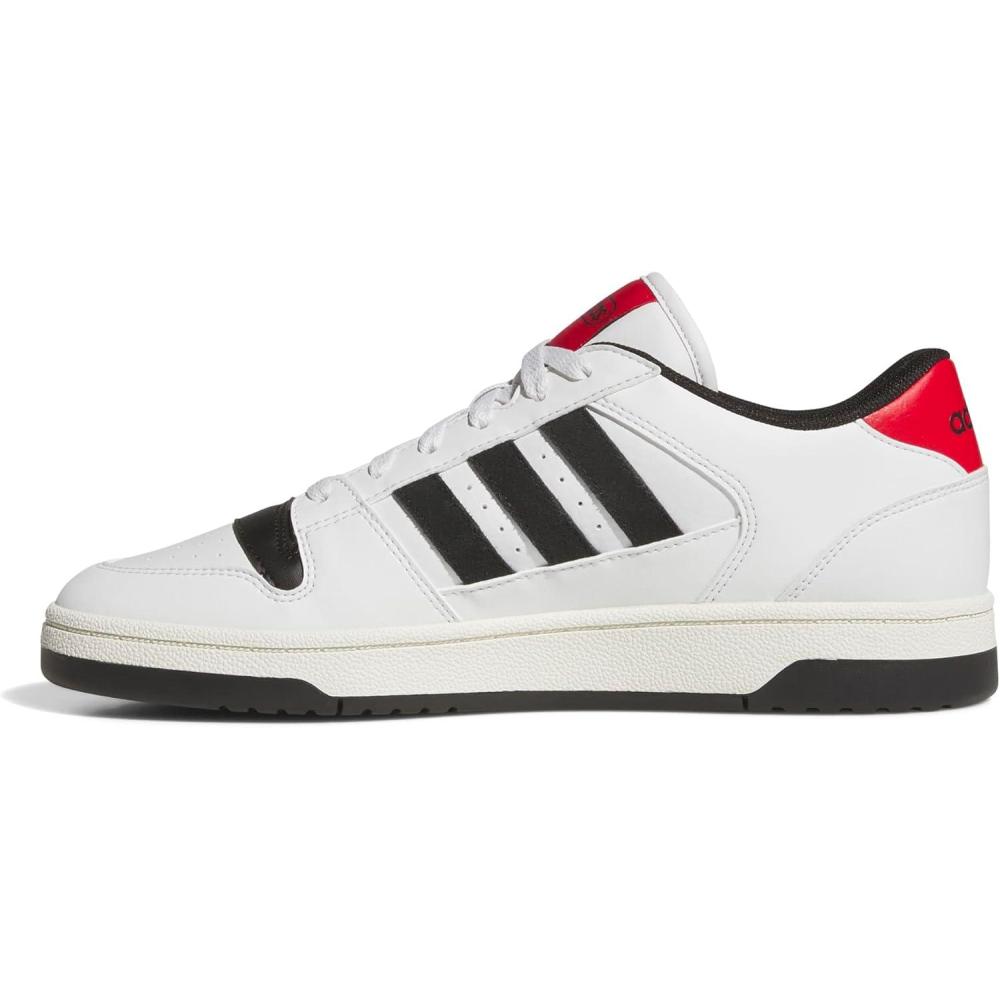 image:imageAdidas UnisexAdult Break StartWhiteBlackCollegiate Red