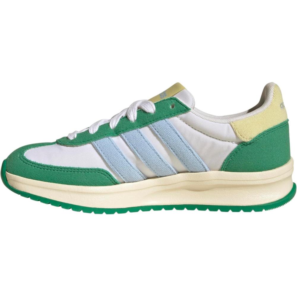 image:imageAdidas UnisexChild Run 70s 20WhitePowder YellowSemi Court Green