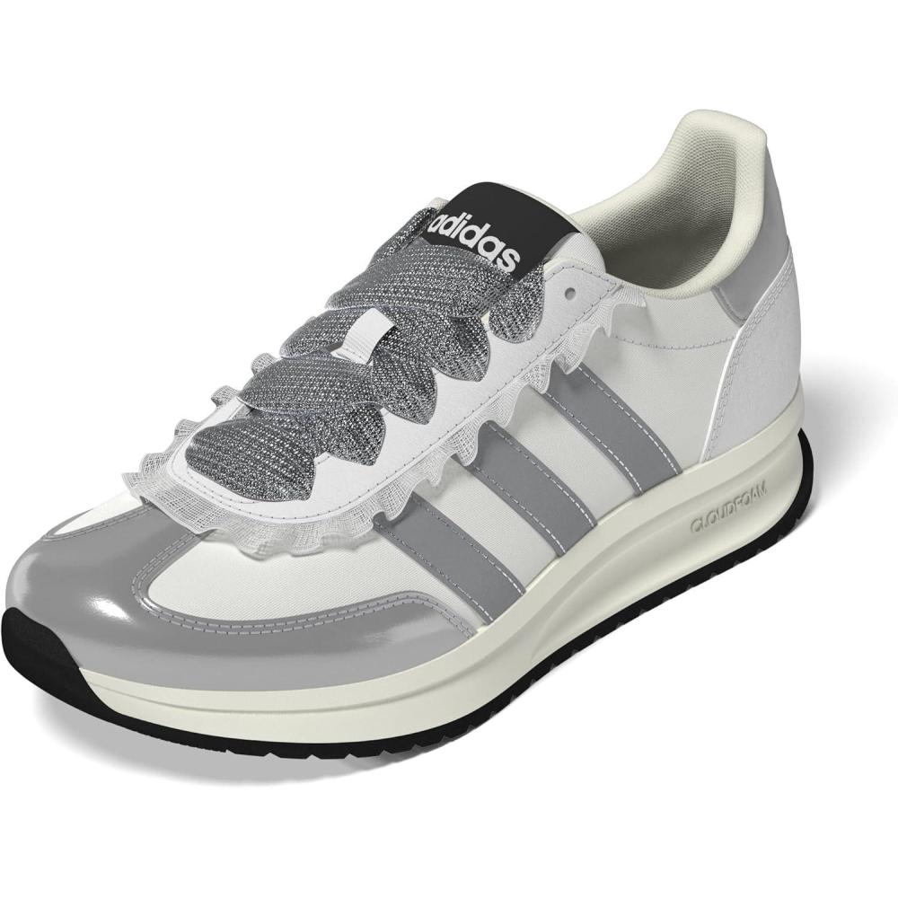 image:imageAdidas UnisexChild Run 70s 20WhiteSilver MetallicOff White