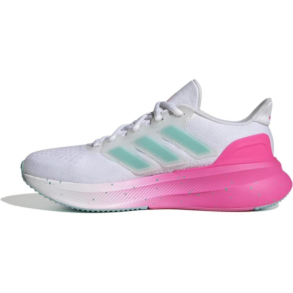 image:imageAdidas UnisexChild Ultrarun 5WhiteFlash AquaLucid Pink