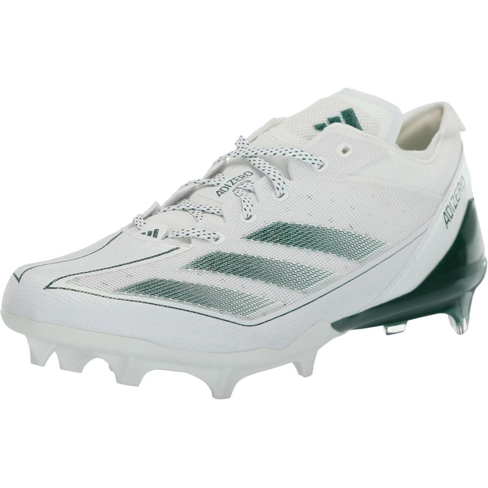 image:imageadidas Mens Adizero Electric Football SneakersWhiteDark GreenWhite2024