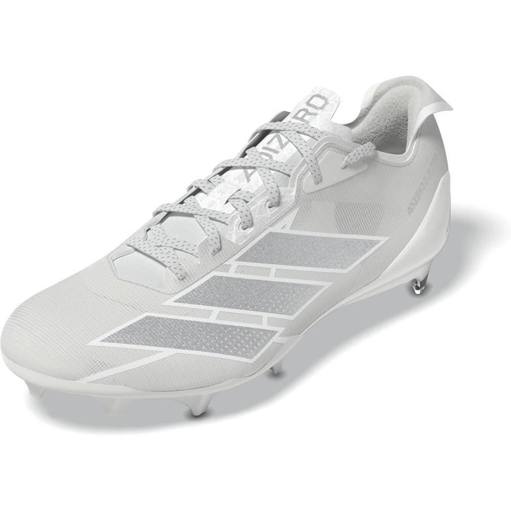 image:imageadidas Mens Adizero Electric Football SneakersWhiteSilver MetallicWhite