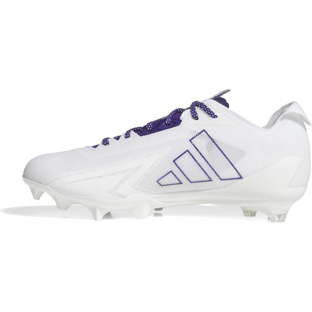 image:imageadidas Mens Adizero Electric Football SneakersWhiteTeam Collegiate PurpleWhite