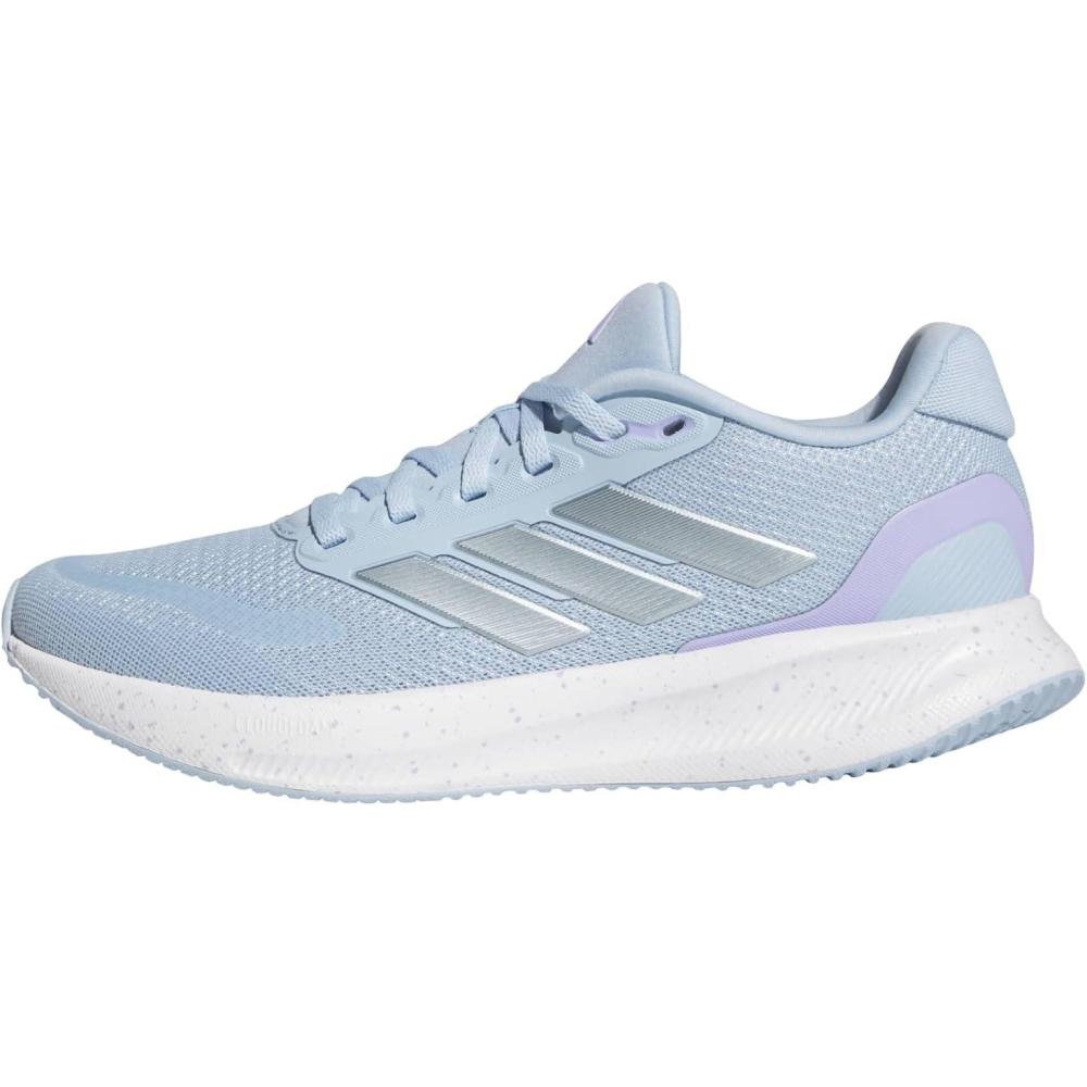 image:imageadidas Womens Run Falcon 5 Running ShoesClear SkyMagic Grey MetBlack
