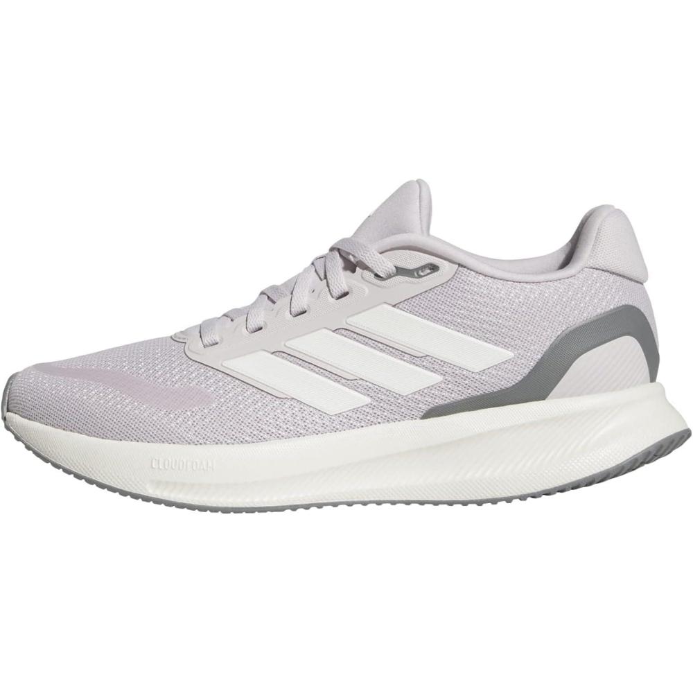image:imageadidas Womens Run Falcon 5 Running ShoesIce PurpleOff WhiteBlack