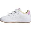 White/Bliss Lilac/Clear Pink
