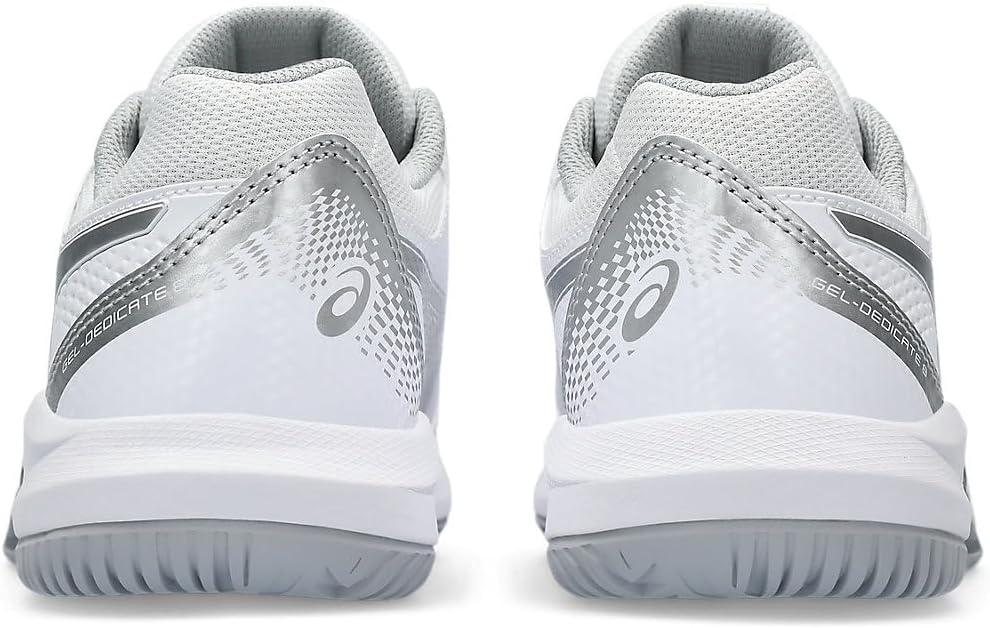 image:imageASICS Womens GelDedicate 8 Tennis Shoes 95 WhitePure Silver
