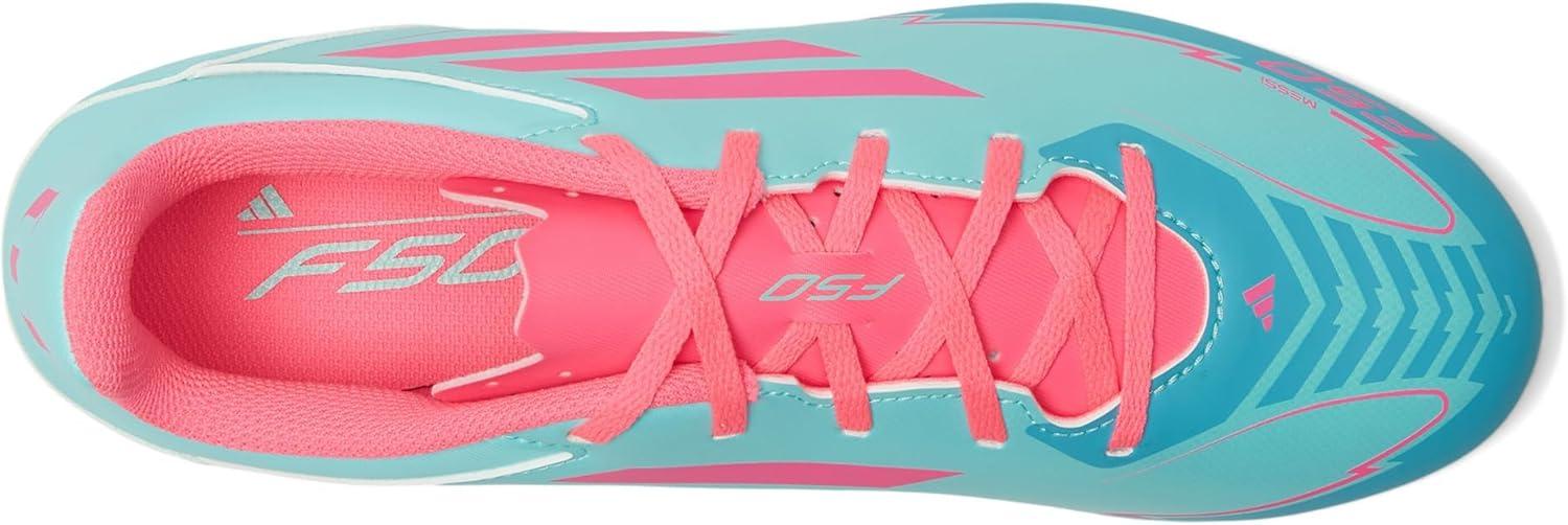 image:imageAdidas UnisexAdult F50 Club Messi Firm GroundMulti GroundFlash AquaLucid PinkLucid Cyan