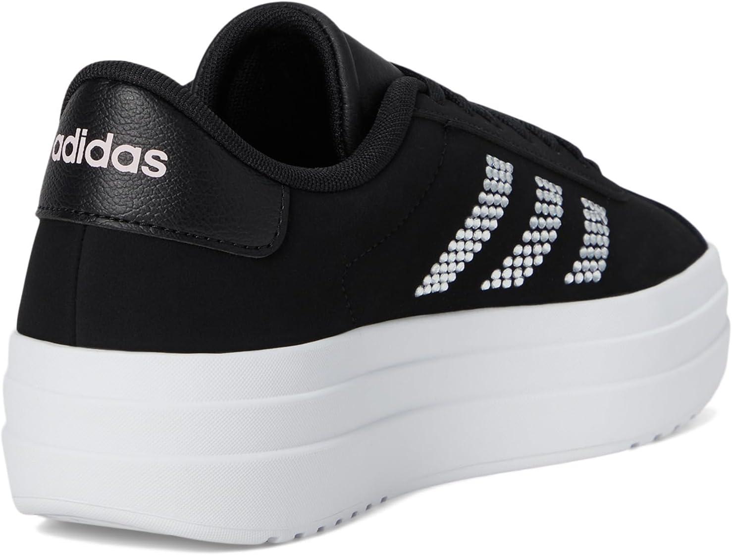 image:imageAdidas Womens Vl Court30BlackWhiteClear Pink