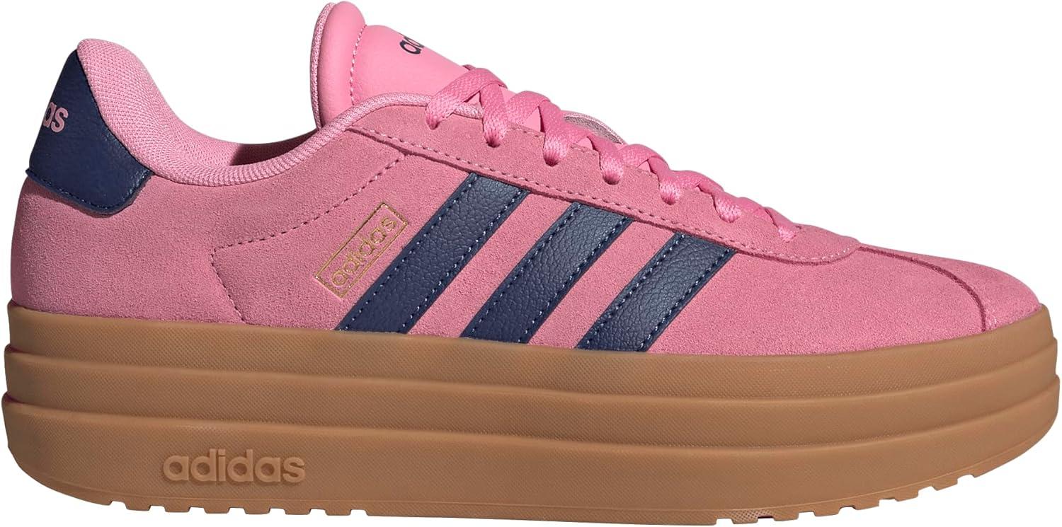 image:imageAdidas Womens Vl Court30Bliss PinkDark BlueGold Metallic