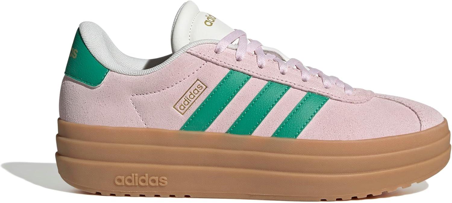 image:imageAdidas Womens Vl Court30Clear PinkCourt GreenChalk White