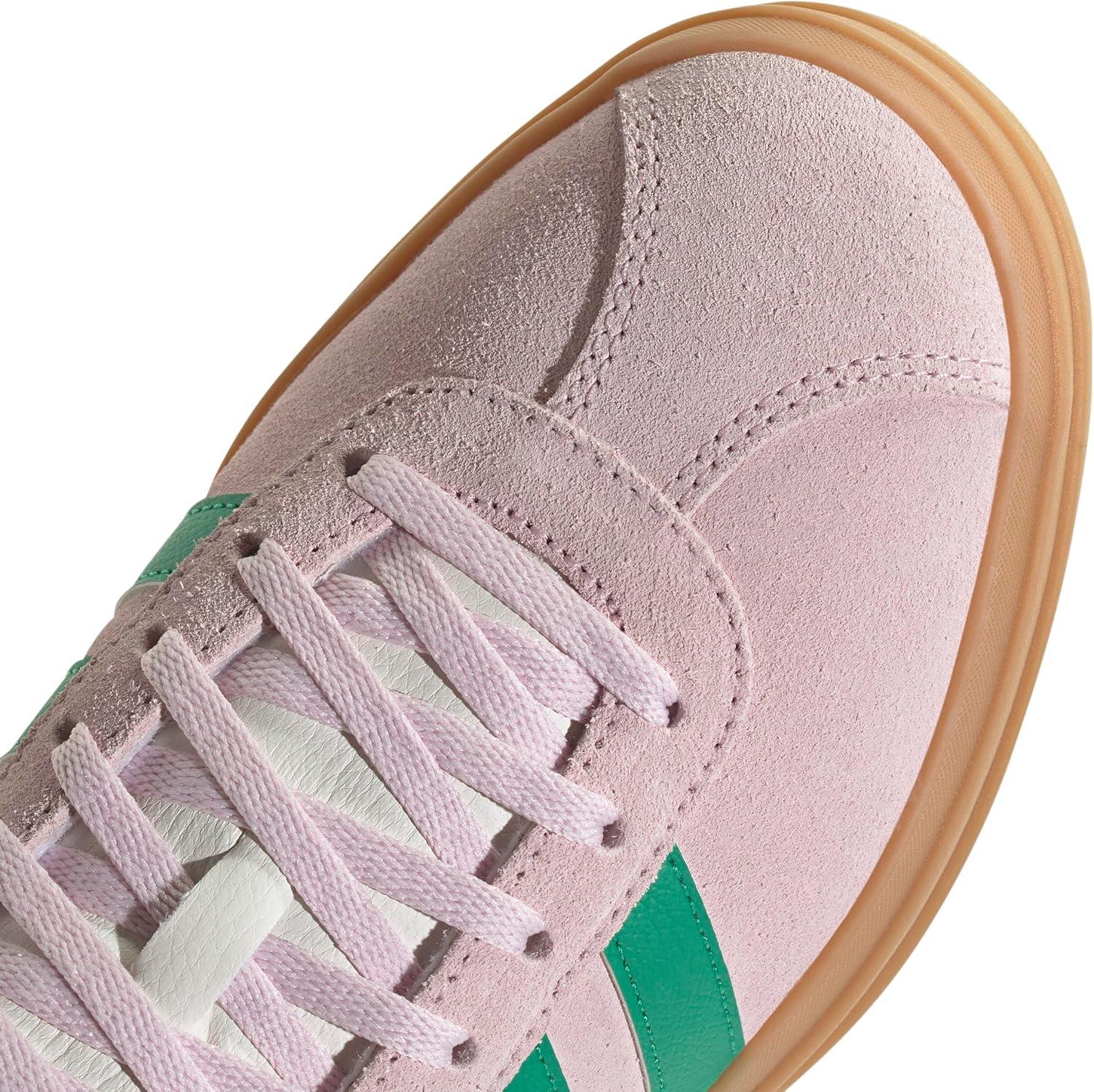 image:imageAdidas Womens Vl Court30Clear PinkCourt GreenChalk White