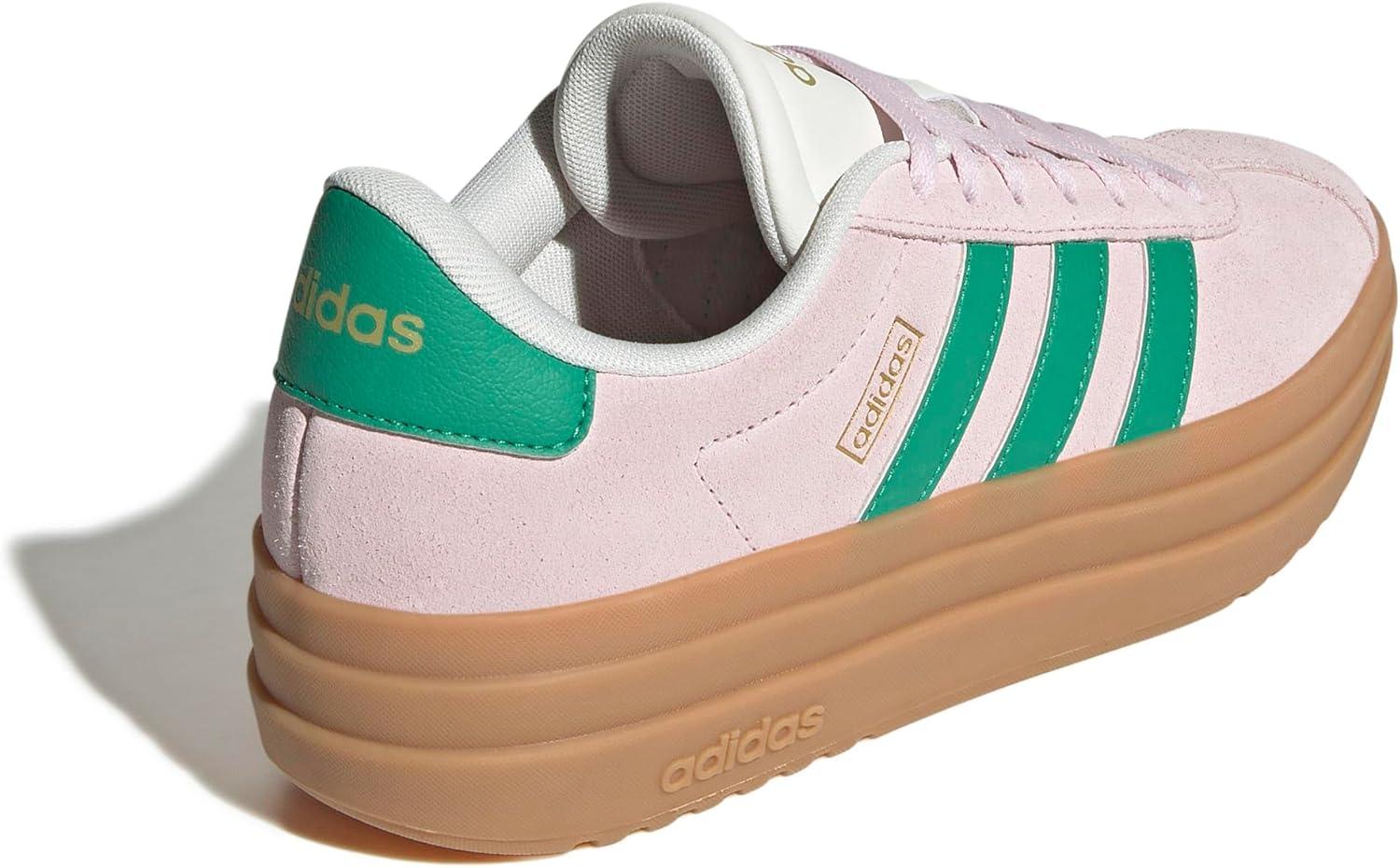 image:imageAdidas Womens Vl Court30Clear PinkCourt GreenChalk White