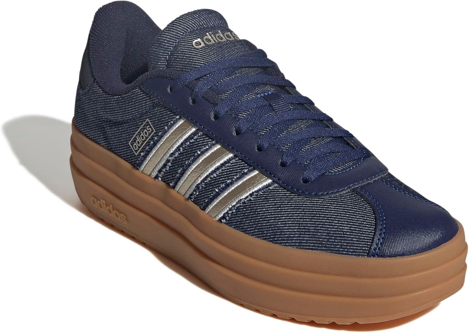 image:imageAdidas Womens Vl Court30Dark BlueCyber MetallicAurora Ink