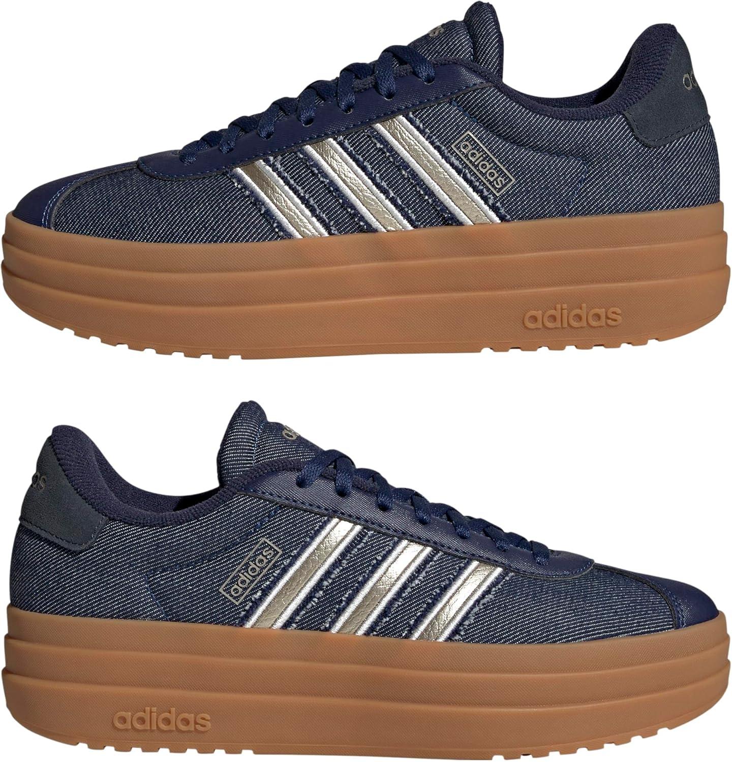 image:imageAdidas Womens Vl Court30Dark BlueCyber MetallicAurora Ink